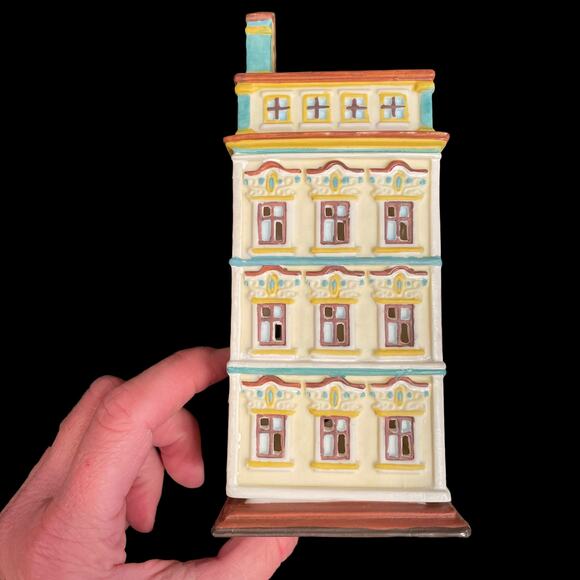 Partylite Cafe Amsterdam Tea Light House Candle Holder Vintage P8275 Retired - Picture 2 of 13